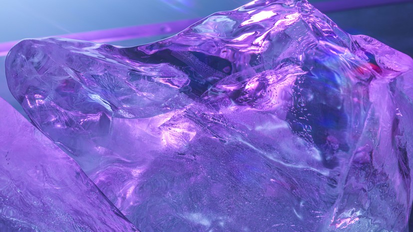 Purple ice